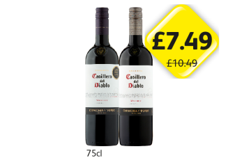 Casillero Del Diablo Merlot, Malbec - Now Only £7.49 at Londis