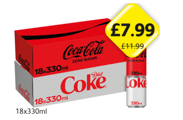 Coca Cola Zero, Diet Coke - Now Only £7.99 at Londis