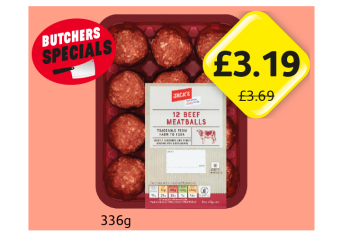 Jack's Beef Meatballs - Now Only £3.19 at Londis