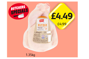 Jack's British Medium Whole Chicken - Now Only £4.49 at Londis