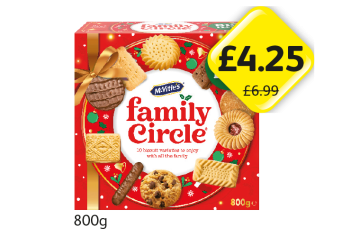 McVities Family Circle - Now Only £4.25 at Londis