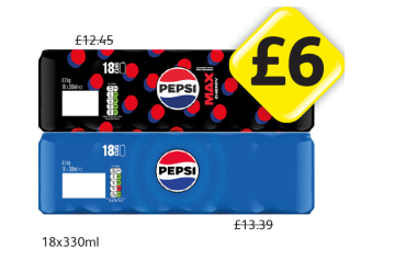 Pepsi, Pepsi Max - Now Only £6 at Londis