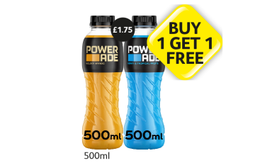 Power Ade Mango, Tropical Fruits - Buy 1 Get 1 FREE at Londis