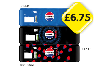 Pepsi, Max, Cherry Max - Now Only £6.75 at Londis