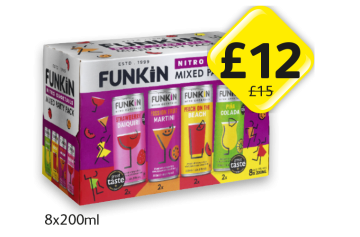 Funkin Nitro Cocktails Mixed Pack - Now Only £12 at Londis