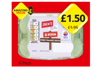 Jack's Medium Eggs - Now Only £1.50 at Londis