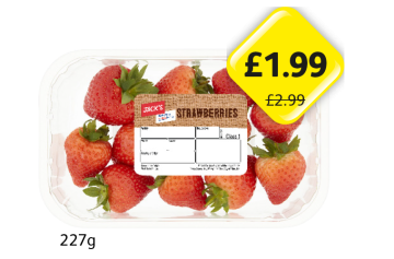 Jack's Strawberries - Now Only £1.99 at Londis