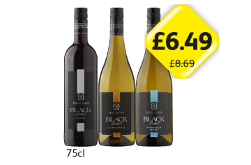 McGuigan Black Label Shiraz, Chardonnay, Sauvignon Blanc - Now Only £6.49 each at Londis