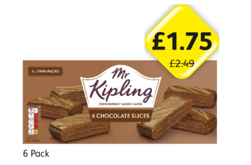 Mr Kipling Chocolate Slices - Now Only £1.75 at Londis