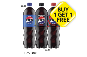 Pepsi, Max, Cherry Max - Buy 1 Get 1 FREE at Londis