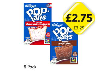 Pop Tarts Frosted Strawberry Sensation, Chocotastic - Now Only £2.75 each at Londis