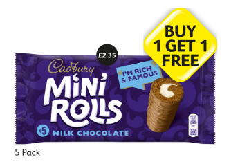 Cadbury Mini Rolls - Buy 1 Get 1 FREE at Londis