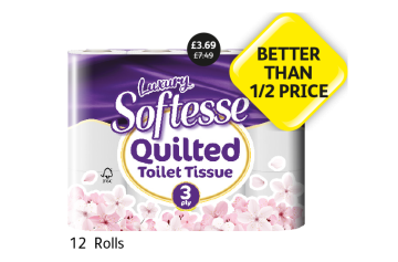 Softesse Quilted Toilet Tissue - Better Than 1/2 Price at Londis